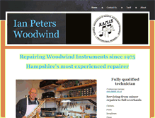 Tablet Screenshot of ianpeterswoodwind.com
